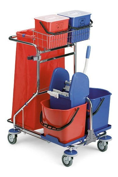 Візки  для прибирання та відра