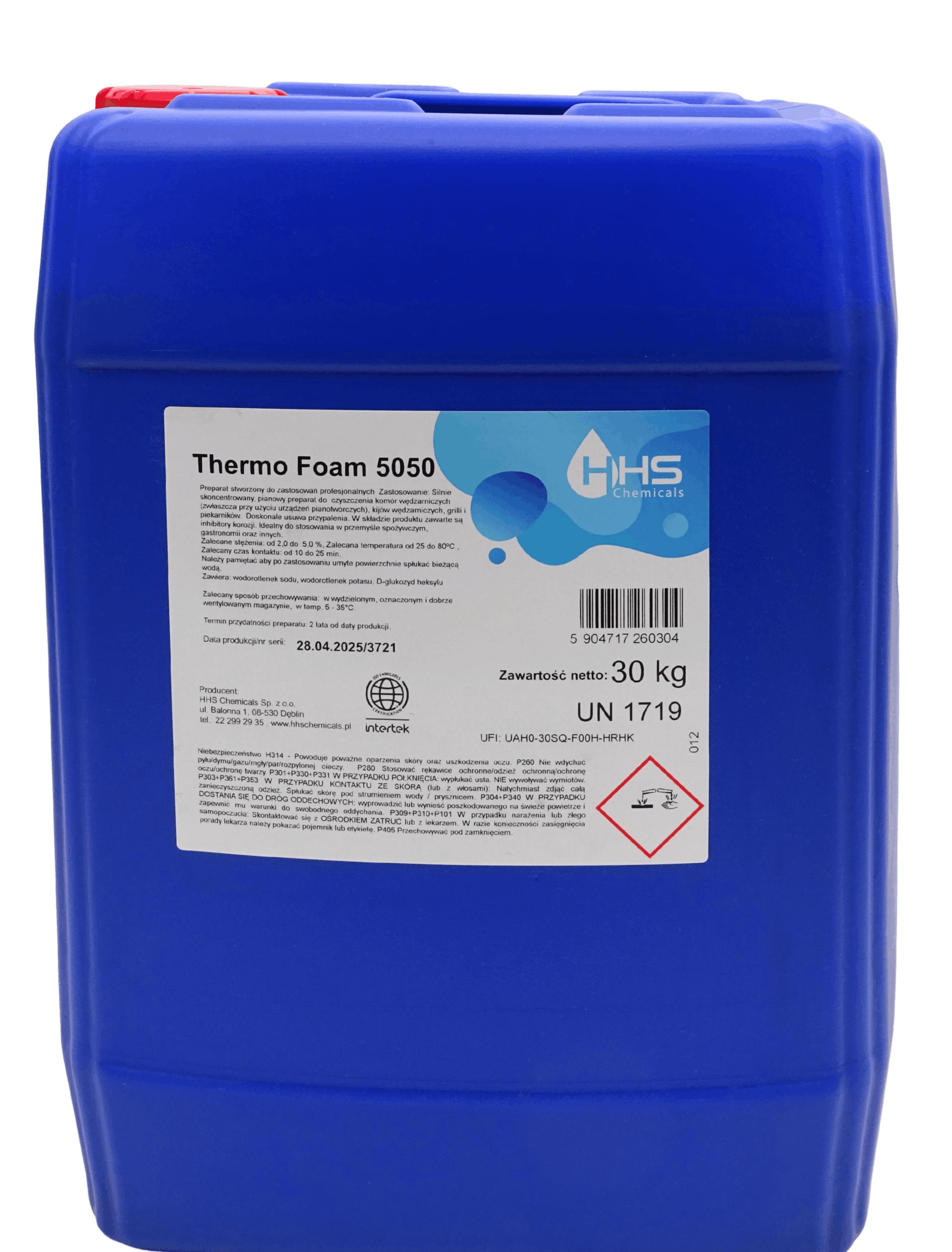 THERMO FOAM 5050 - лужний миючий засіб